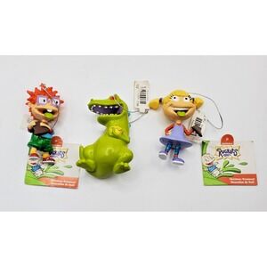 Nickelodeon Rugrats Chuckie, Angelica‎ & Reptar Christmas Ornaments Lot of 3